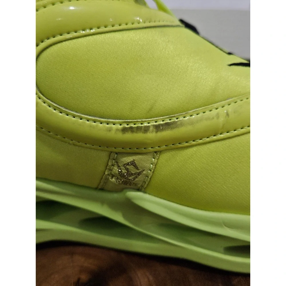 RARE Retired Collectible Tronus Mens 11.5 High Top Sneakers Neon Lime